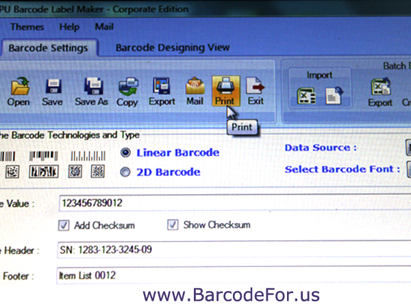 barcode software